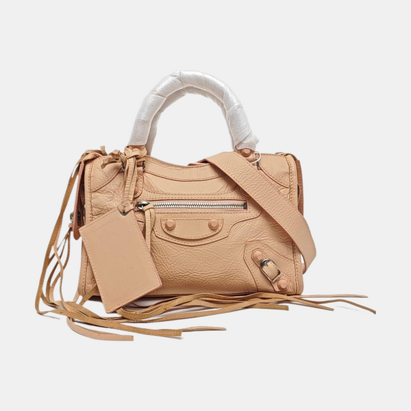 Authenticated pre-owned Classic City Mini Lambskin Pink - Tote Bag at Looply
