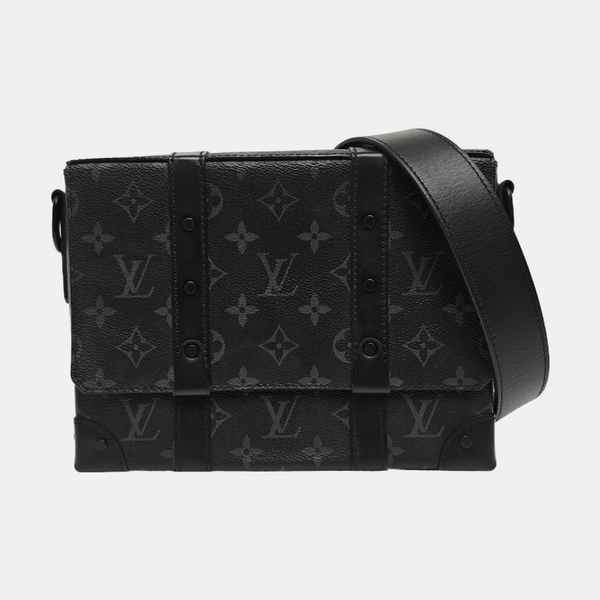 TRUNK PM Monogram Coated Canvas Black