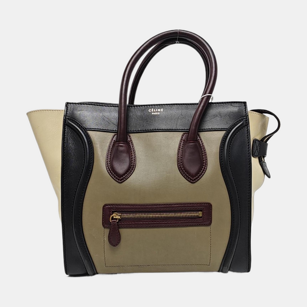 Authenticated pre-owned LUGGAGE Mini Calfskin Multicolor - Tote Bag at Looply