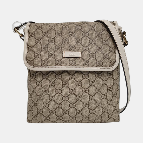 Ligne Shima Monogram Coated Canvas Beige