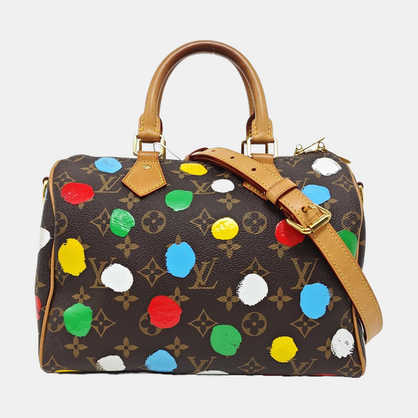 SPEEDY 25 Monogram Coated Canvas Brown