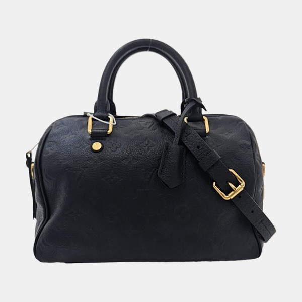 SPEEDY 25 Monogram Calfskin Black