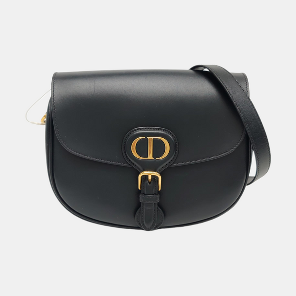 Authenticated pre-owned Bobby Medium Calfskin Black - Shoulder Bag at Looply