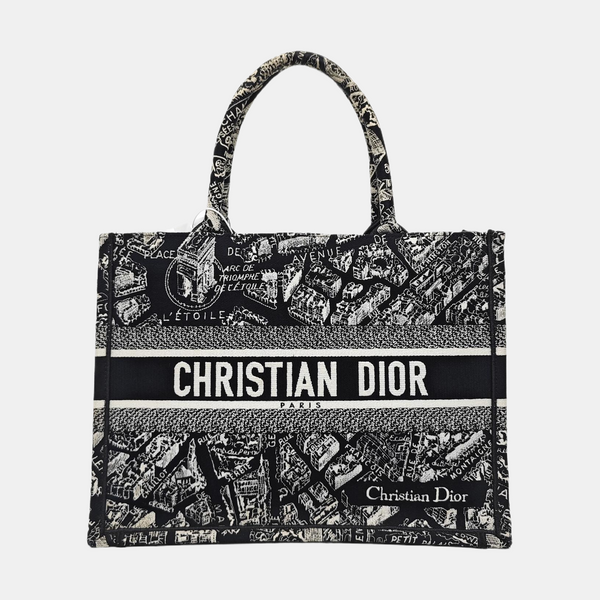 Book Tote Medium Canvas Black