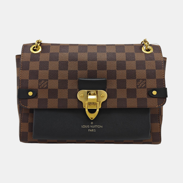 VAVIN PM Damier Ebene Coated Canvas Brown
