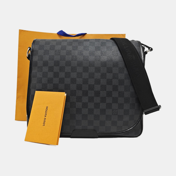 DANIEL Damier Graphite Lona Revestida Gris