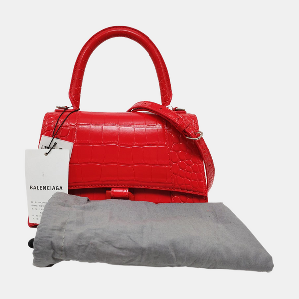 Hourglass S Calfskin Red