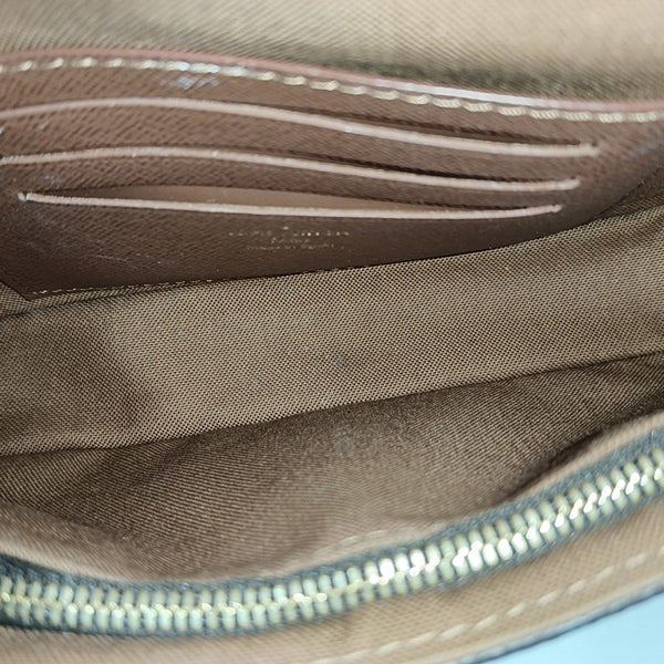IVY Monogram Coated Canvas Brown