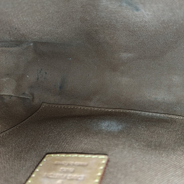 GALLIERA Monogram Coated Canvas Brown