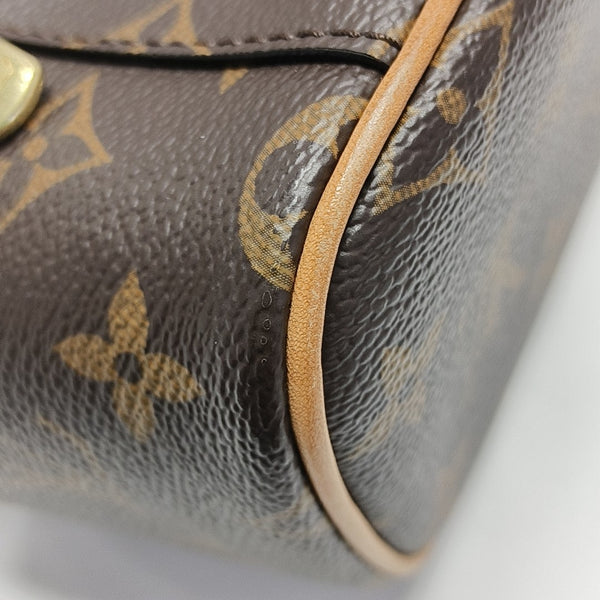NICE Super Mini Monogram Coated Canvas Brown