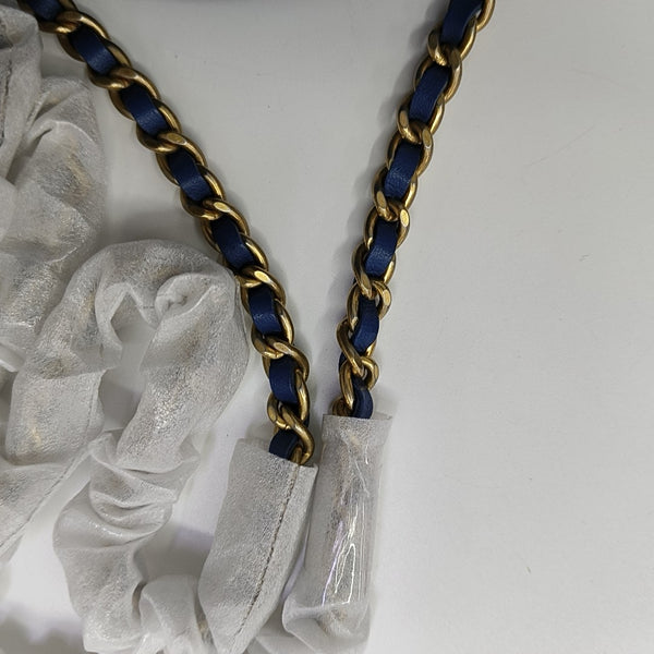 FILIGREE Mini Quilted Grained Calfskin Blue