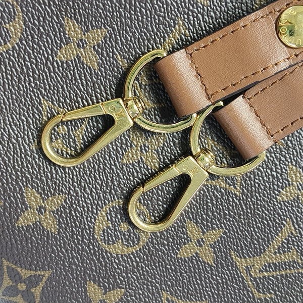 DAUPHINE Mini Monogram Coated Canvas Brown