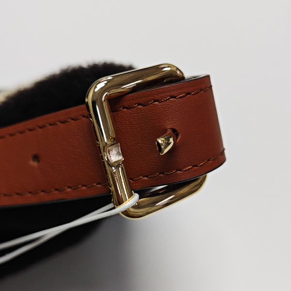 HILLS Monogram Sheepskin Black