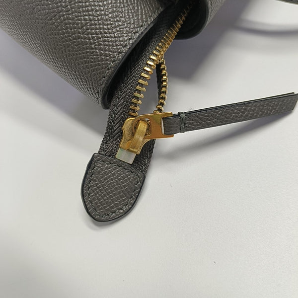 BELT Nano Calfskin Gray