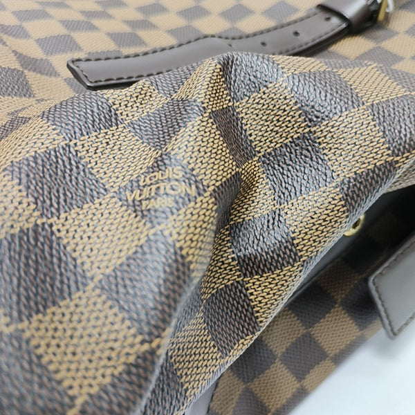 CHELSEA Damier Ebene Coated Canvas Brown