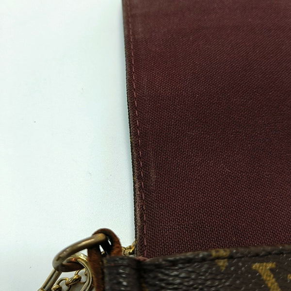 FAVORITE MM Monogram Coated Canvas Brown