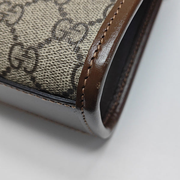 Retro Mini Monogram Coated Canvas Beige