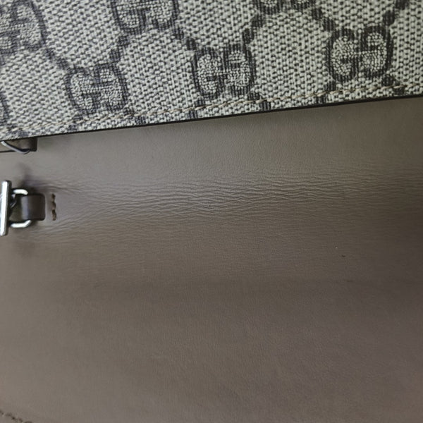 Dionysus Mini Monogram Coated Canvas Beige