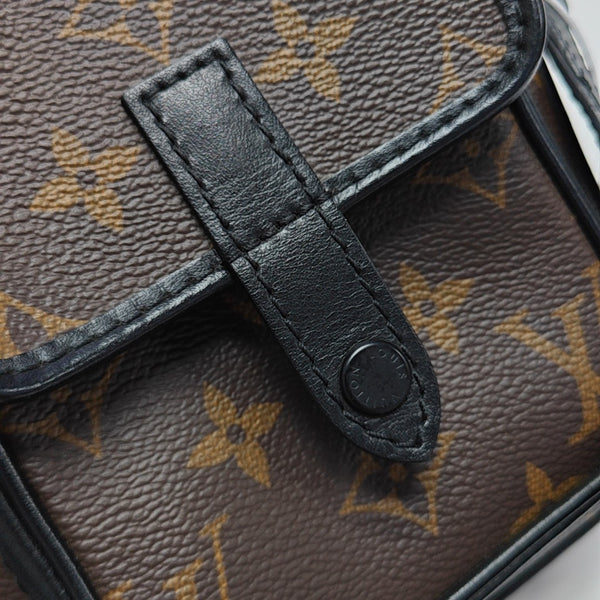 CHRISTOPHER Monogram Coated Canvas Brown