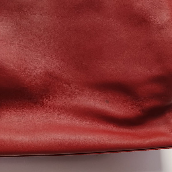 Padlock Work Calfskin Red