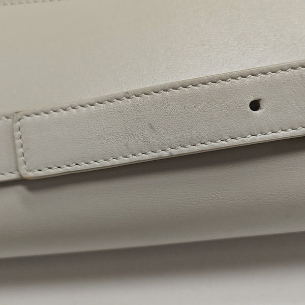 MANHATTAN Medium Calfskin White