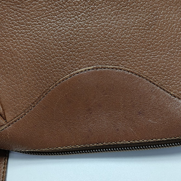 Calfskin Crossbody Bag Brown
