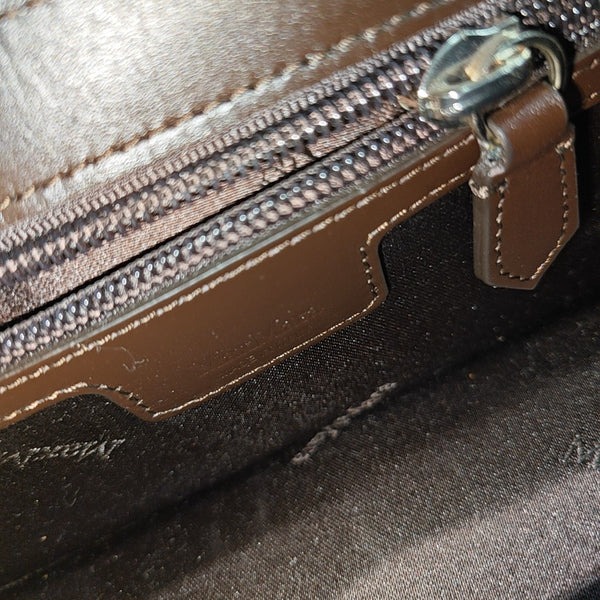 Calfskin Top Handle Bag Red