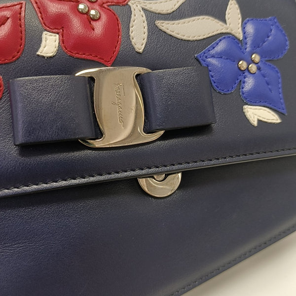 Ginny Calfskin Blue