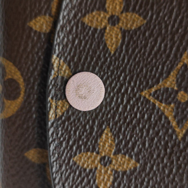 ROSALIE Monogram Coated Canvas Brown Card Holder