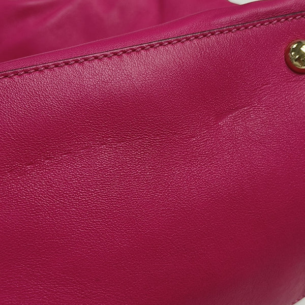 Calfskin Shoulder Bag Pink