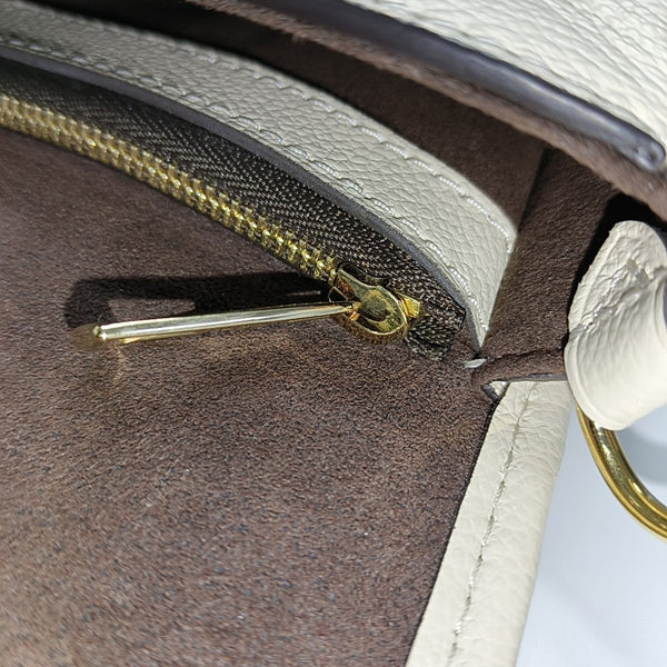DIANE Monogram Calfskin Beige