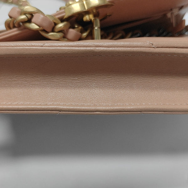 CHANEL 19 WOC Quilted Lambskin Pink