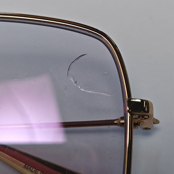 Metal Sunglasses Red