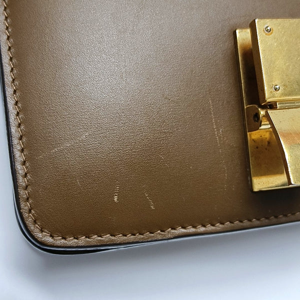 CLASSIC BOX Mini Calfskin Brown