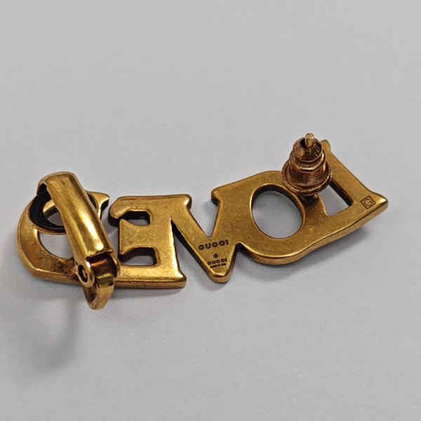 Metal Gold Stud Earrings