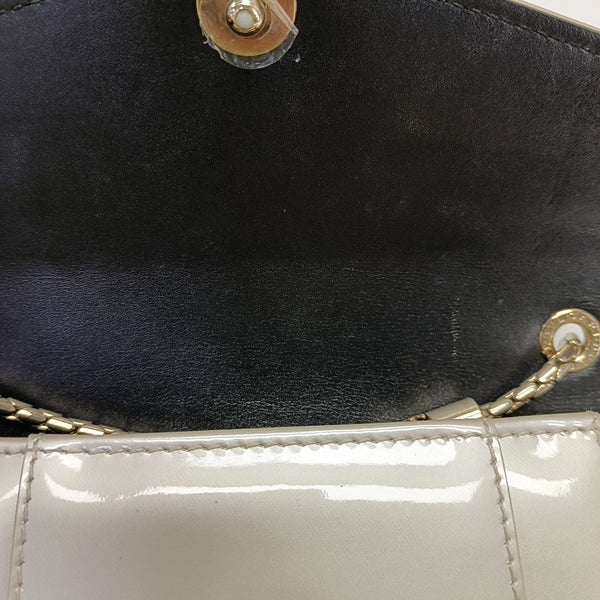SERPENTI FOREVER Small Patent Leather White