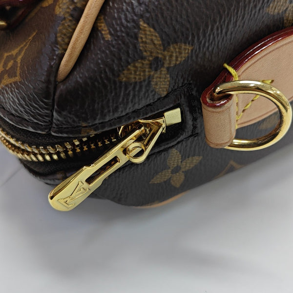 SPEEDY 20 Monogram Coated Canvas Brown