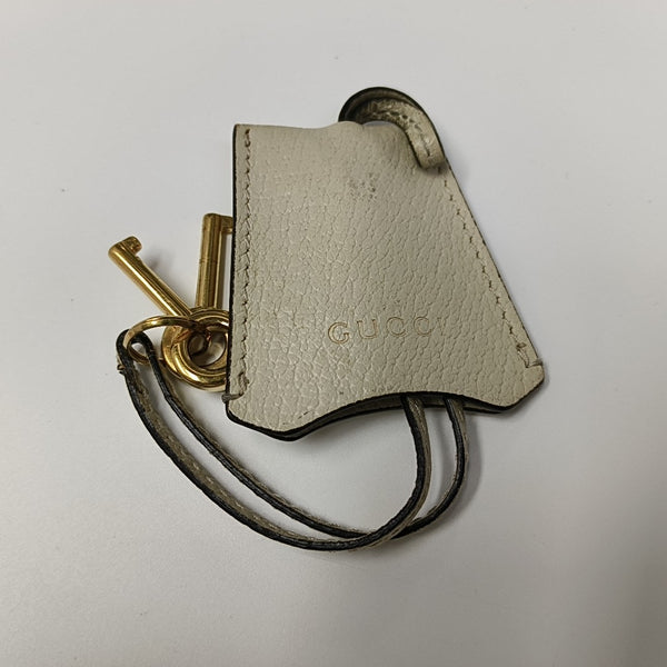 Padlock Small Calfskin White