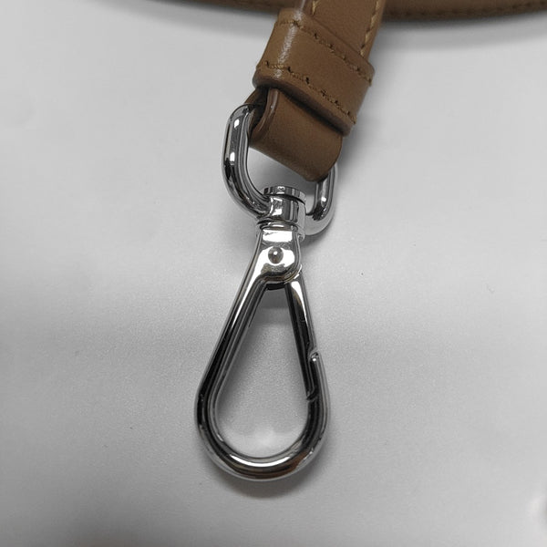 Lambskin Shoulder Bag Brown