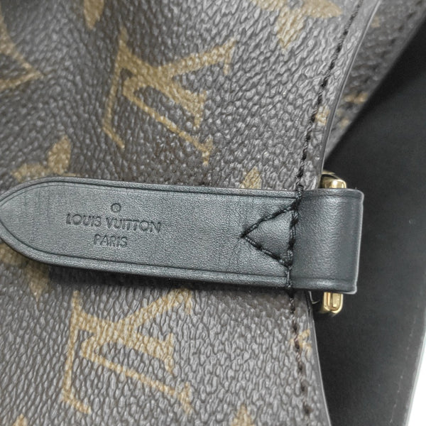 NÉONOÉ MM Monogram Coated Canvas Brown