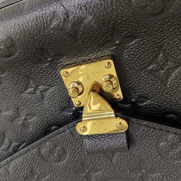 MÉTIS MM Monogram Calfskin Black