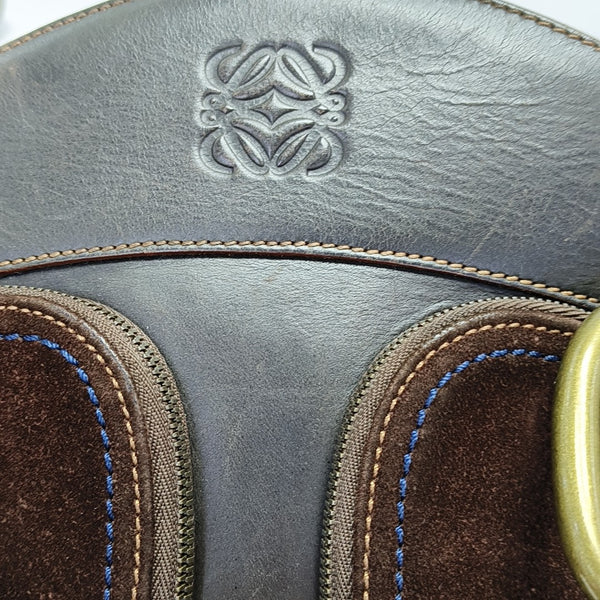 Calfskin Top Handle Bag Brown
