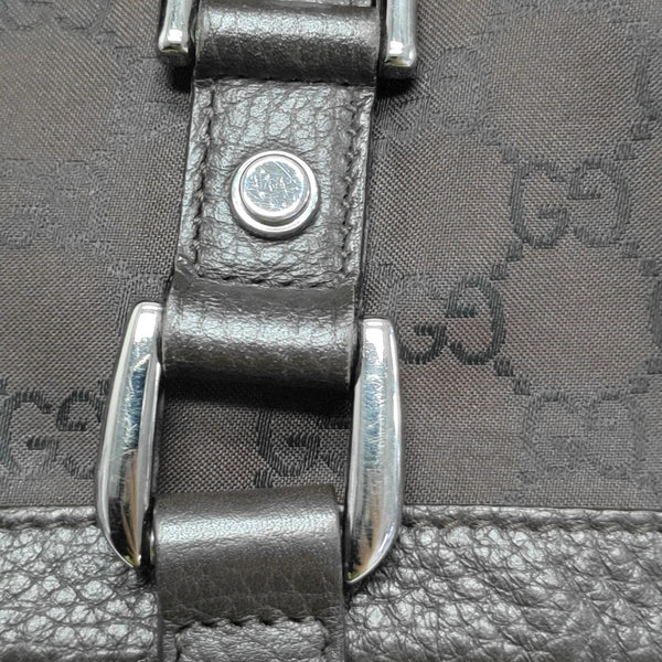 Monogram Canvas Tote Bag Brown