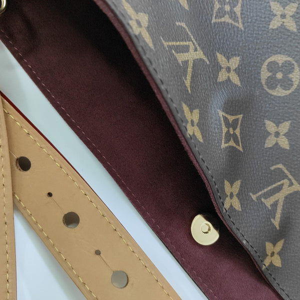 ALL IN GM Monogram Coated Canvas Brown