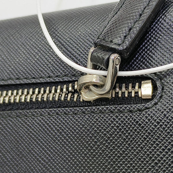 Saffiano Calfskin Wallet Black