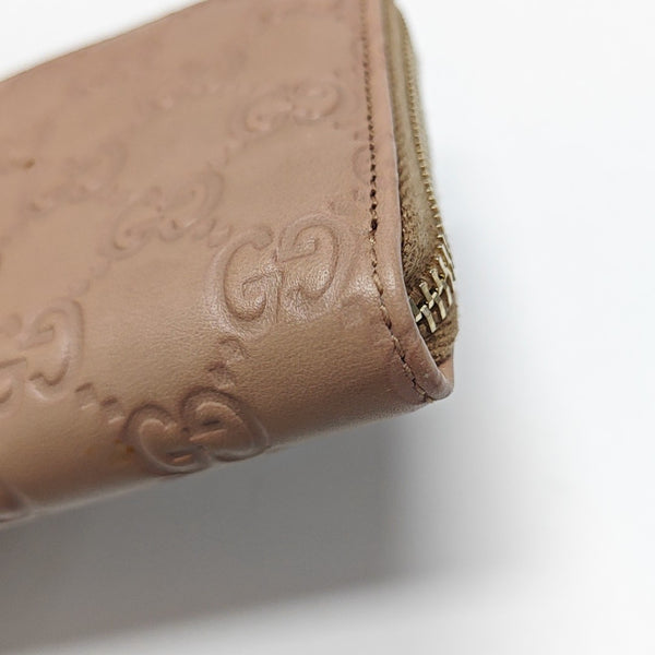 Monogram Calfskin Wallet Pink
