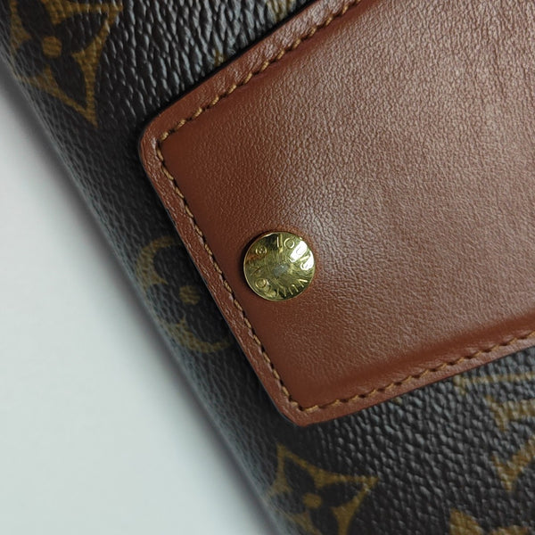 PADLOCK Monogram Coated Canvas Brown