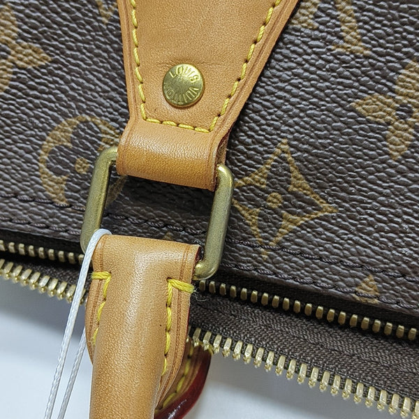 SPEEDY 30 Monogram Coated Canvas Brown