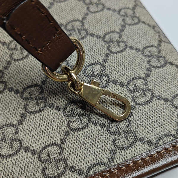 Retro Mini Monogram Coated Canvas Beige