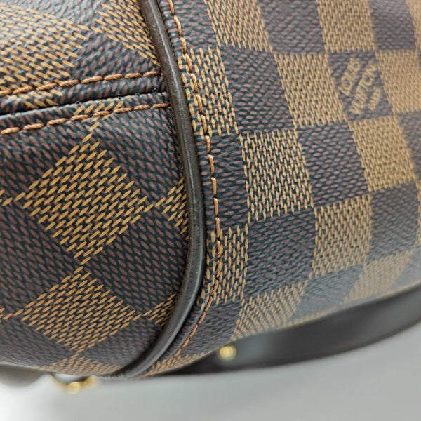 SISTINA GM Damier Ebene Coated Canvas Brown